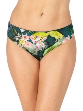 Amoena Tropical Floral Reversible Bikini Bottom – Size M (approx) EUC
